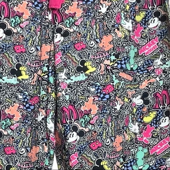 Disney Park Mickey Mouse Print Pajamas. Size XS. - Picture 4 of 4
